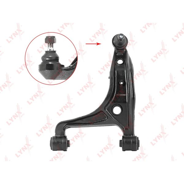 Рычаг задней подвески верхний Suzuki 46201-65J01 Lynx C5525R TD54V TDA4, R (46201-65J00,0724-JBUPRR)