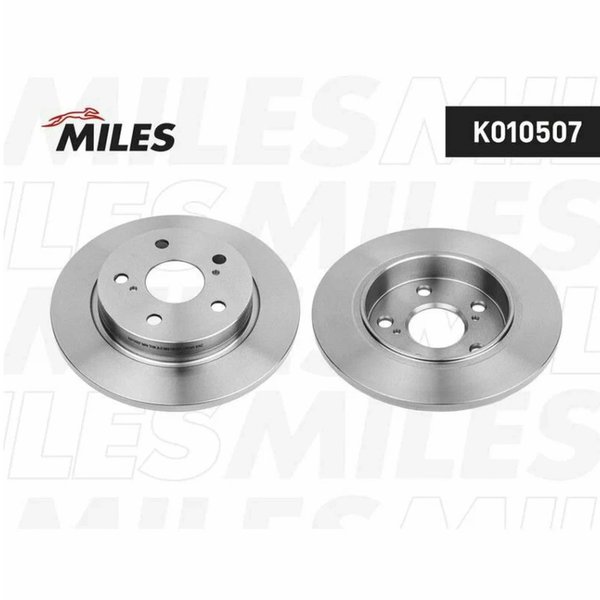 Диск тормозной задн Toyota 42431-02170 Miles K010507 AURIS 07- D=270мм (DF4830)
