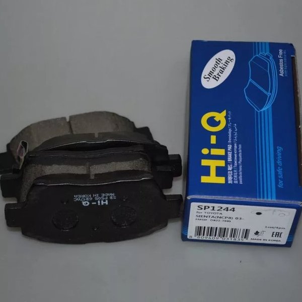 Колодки тормозные передние Sangsin SP-1244 (NP1054,D2183MH,PF1472)
