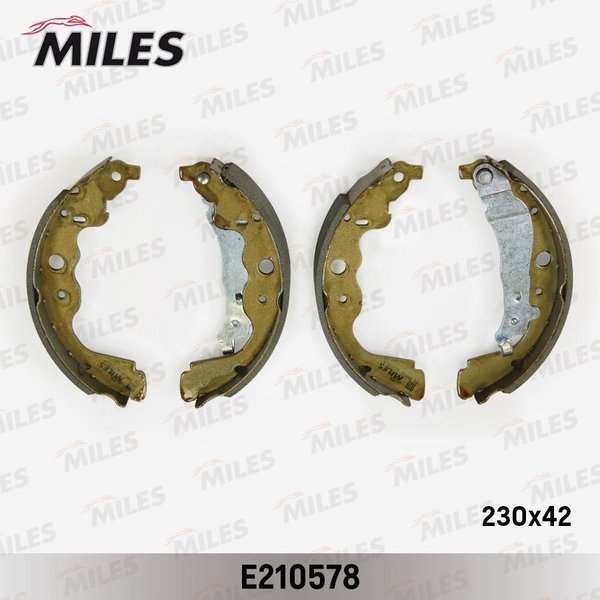Колодки тормозные задние Renault DUSTER, LOGAN I-II Miles E210578 барабан (30299)