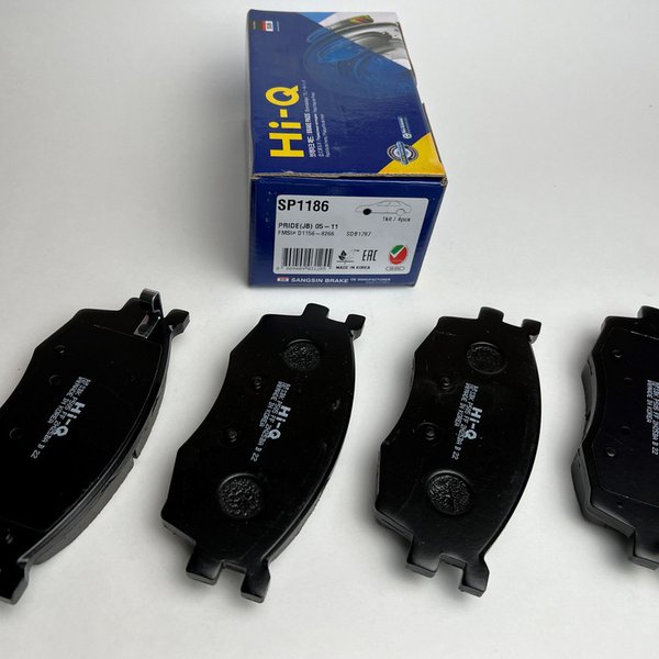 Колодки тормозные передние Hyundai I20 1.4L Kia Rio 1.4L 1.6L Sangsin SP-1186 (NP6008) 