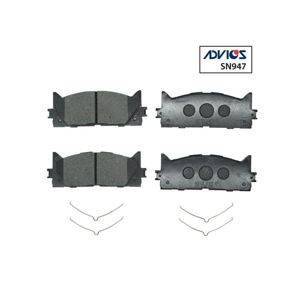 Колодки тормозные передние Toyota 04465-33450 Advics SN-947 ACV4# ASV50/60 AVV50 (E100133,PF1521)