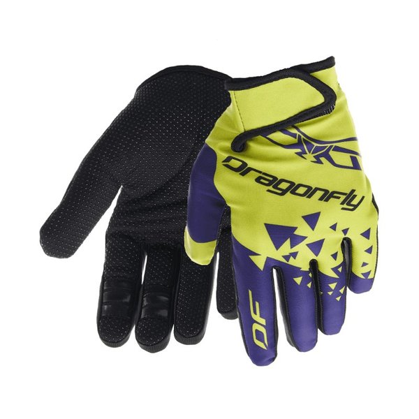 Перчатки DF CROSS Lime - Ultramarine 2XL Dragonfly
