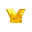 Упор килевой TRAILERCOM COMT-VBPVC (желтый, PVC)