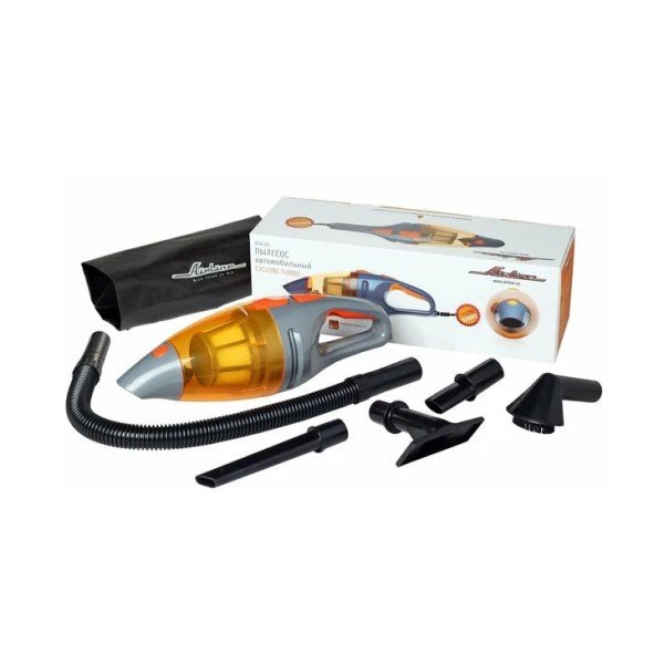 Пылесос AIRLINE CYCLONE TURBO 150W 12V в сумке функция циклон 4 насадки