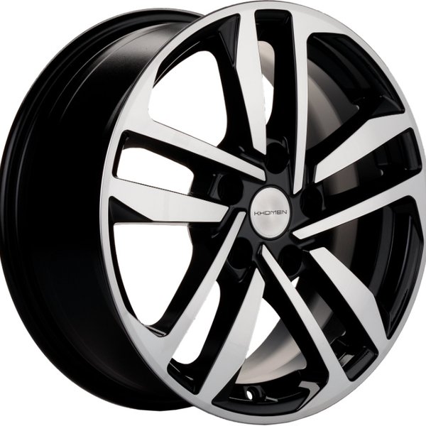 Диск литой 16*6,5 5*114,3 Et40 66,1 KHW1612 (16_Qashqai/Tiida) Black-FP Khomen 