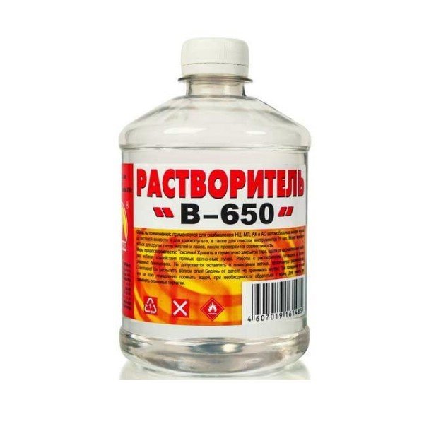 Растворитель 650 Вершина 0,5л