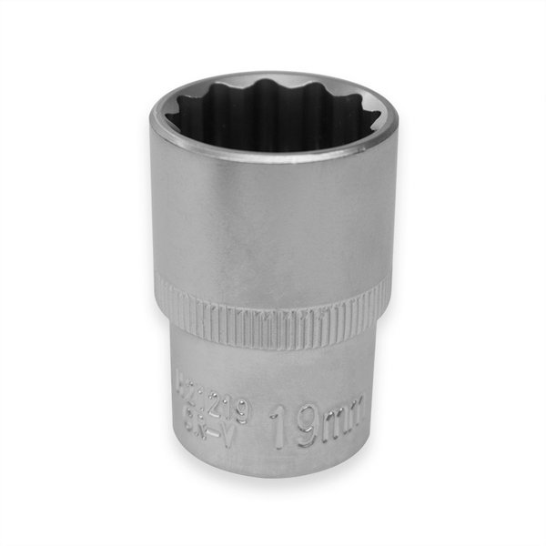 Головка торцевая 12-гранная 1/2''DR (19 мм) AVS H21219