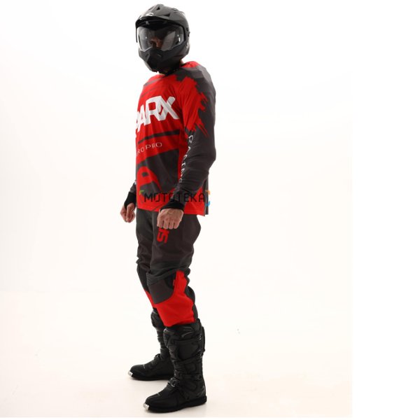 Костюм эндуро SPARX ЕХ01 VENUM серо-красный, XL