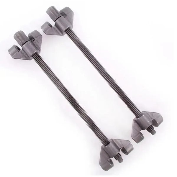 Стяжки пружин 370мм с двойными захватами АвтоДело 2шт