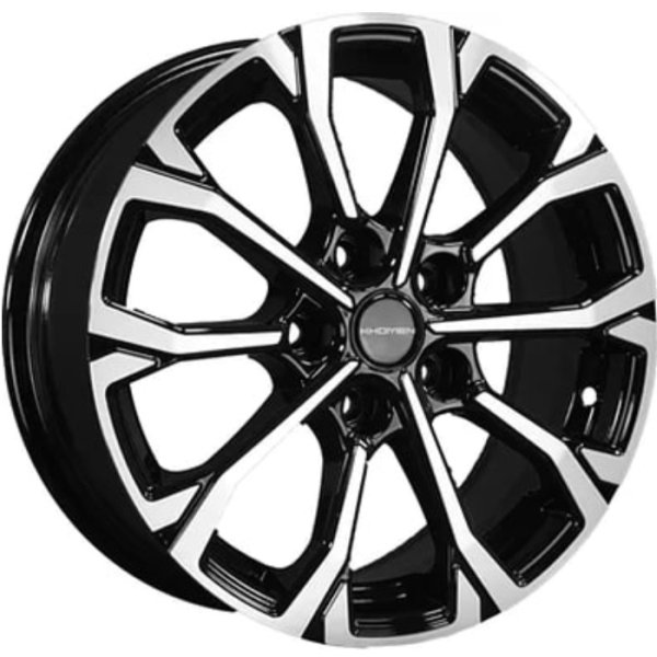 Диск литой 16*6,5 5*114,3 Et45 60,1 1605 (16_Corolla) Black-FP Khomen УЦЕНКА