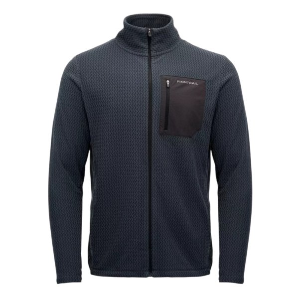 Толстовка мужская флисовая Flow 1213 DarkGrey (L) Finntrail