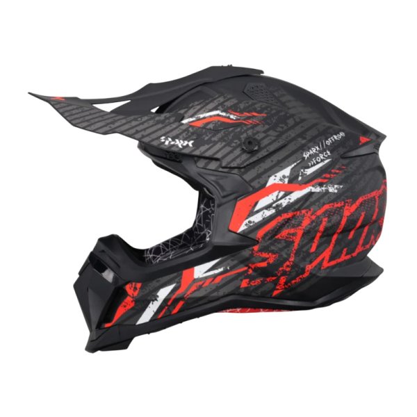 Мотошлем эндуро SPARX Raptor Dark черно-красный матовый (57-58 см) M