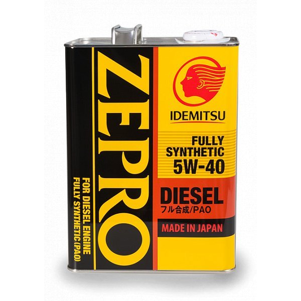 Масло моторное Idemitsu Zepro Diesel DL-1 5w40 Япония 4