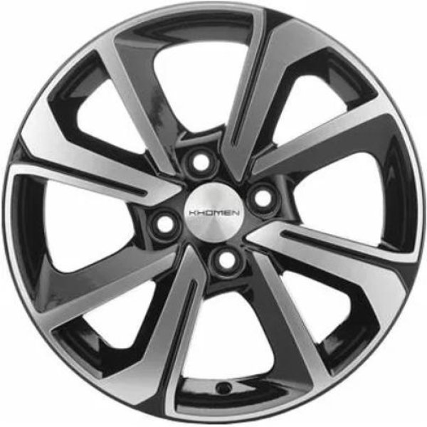 Диск литой 15*6 4*100 Et50 60,1 KHW1501 (15_Vesta/Almera) Black-FP Khomen