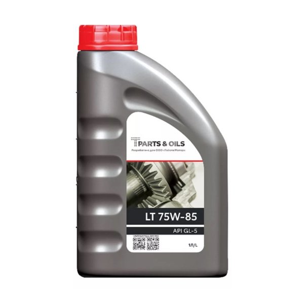 Масло трансмиссионное T Parts&amp;amp;Oils LT 75W85 GL-5 1л 08885-81060TM (пластик)