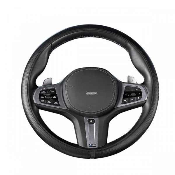 Оплетка M SKYWAY FLEX-6 экокожа черная