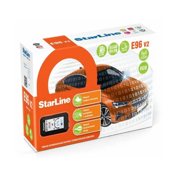 Автосигнализация Starline E96 BT 2CAN+4LIN v2