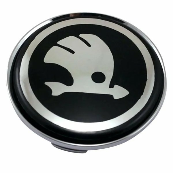 Заглушка диска Skoda 58 мм СМК, со стикером