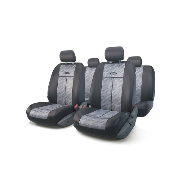 Чехлы автомоб Autoprofi AIRBAG полиэст/жаккард, 9 предметов, 6 шт/уп (TT-902J CLOUD)