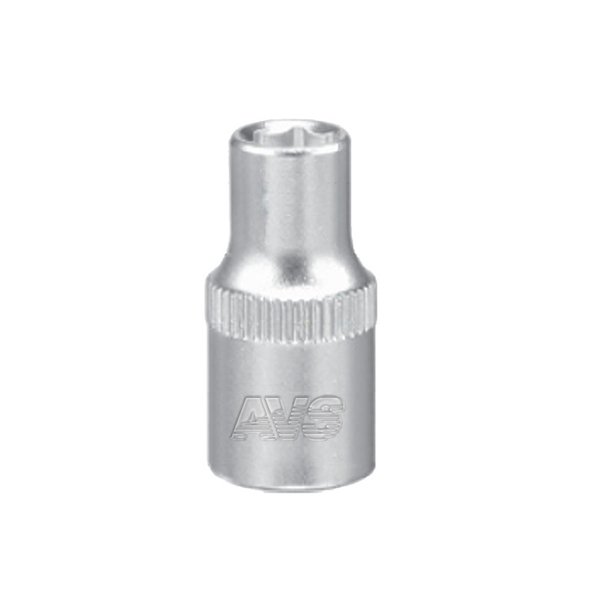Головка торцевая 6-гранная 1/4''DR (08 мм) AVS H01408