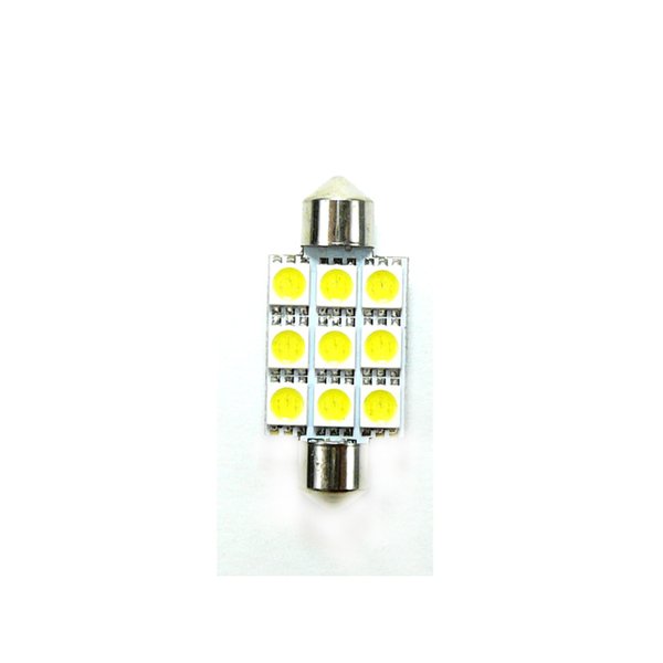 Лампа св/д T11*39 12V 9 SMD 5050 Диод White 